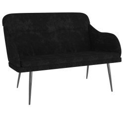 Banc Noir 110x76x80 cm Velours 561789561789