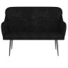 Banc Noir 110x76x80 cm Velours 561789561789