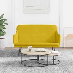 Banc Jaune 110x76x80 cm Velours 561790561790