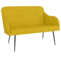 Banc Jaune 110x76x80 cm Velours 561790561790