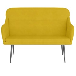 Banc Jaune 110x76x80 cm Velours 561790561790