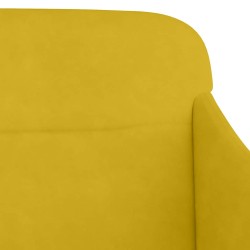 Banc Jaune 110x76x80 cm Velours 561790561790