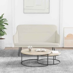 Banc Crème 110x76x80 cm Velours 561791561791