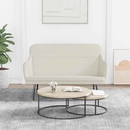 Banc Crème 110x76x80 cm Velours 561791561791