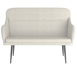 Banc Crème 110x76x80 cm Velours 561791561791