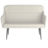 Banc Crème 110x76x80 cm Velours 561791561791