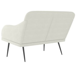 Banc Crème 110x76x80 cm Velours 561791561791