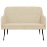Banc Crème 110x76x80 cm Tissu 561792561792