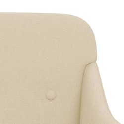 Banc Crème 110x76x80 cm Tissu 561792561792