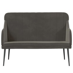 Banc Gris foncé 110x76x80 cm Velours 561793561793