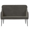 Banc Gris foncé 110x76x80 cm Velours 561793561793