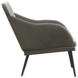Banc Gris foncé 110x76x80 cm Velours 561793561793