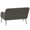 Banc Gris foncé 110x76x80 cm Velours 561793561793
