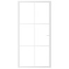 Porte intérieure 102,5x201,5 cm Blanc Verre ESG et aluminium 561794561794
