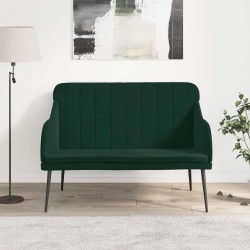 Banc Vert foncé 110x76x80 cm Velours 561795561795