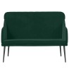 Banc Vert foncé 110x76x80 cm Velours 561795561795