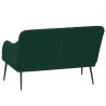 Banc Vert foncé 110x76x80 cm Velours 561795561795