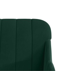 Banc Vert foncé 110x76x80 cm Velours 561795561795