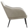 Banc Gris clair 110x76x80 cm Velours 561796561796