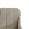 Banc Gris clair 110x76x80 cm Velours 561796561796