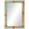 Miroir 70x50 cm bois massif de récupération et verre 561799561799