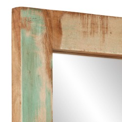 Miroir 70x50 cm bois massif de récupération et verre 561799561799
