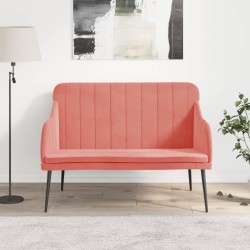 Banc Rose 110x76x80 cm Velours 561800561800