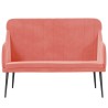 Banc Rose 110x76x80 cm Velours 561800561800