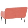 Banc Rose 110x76x80 cm Velours 561800561800