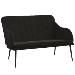 Banc Noir 110x76x80 cm Velours 561802561802