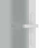 Porte intérieure 93x201,5 cm Blanc Verre mat et aluminium 561803561803