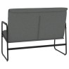 Banc Gris foncé 100x64x80 cm Tissu 561805561805