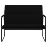 Banc Noir 100x64x80 cm Tissu 561806561806