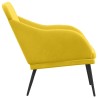 Banc Jaune 110x76x80 cm Velours 561807561807