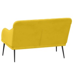Banc Jaune 110x76x80 cm Velours 561807561807