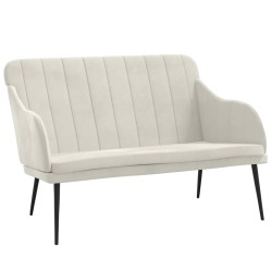 Banc Crème 110x76x80 cm Velours 561808561808