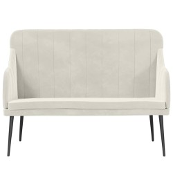 Banc Crème 110x76x80 cm Velours 561808561808