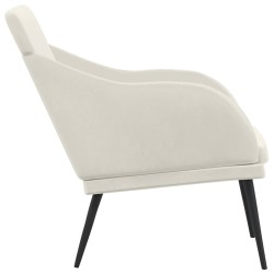 Banc Crème 110x76x80 cm Velours 561808561808