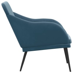 Banc Bleu 110x76x80 cm Velours 561809561809