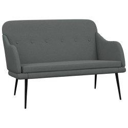 Banc Gris foncé 110x76x80 cm Tissu 561811561811