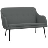 Banc Gris foncé 110x76x80 cm Tissu 561811561811