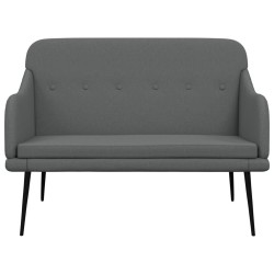 Banc Gris foncé 110x76x80 cm Tissu 561811561811