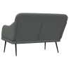 Banc Gris foncé 110x76x80 cm Tissu 561811561811