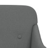 Banc Gris foncé 110x76x80 cm Tissu 561811561811