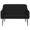 Banc Noir 110x76x80 cm Tissu 561812561812