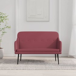 Banc Rouge bordeaux 110x76x80 cm Tissu 561813561813