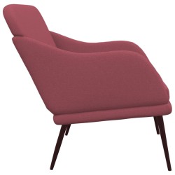 Banc Rouge bordeaux 110x76x80 cm Tissu 561813561813