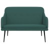 Banc Vert foncé 110x76x80 cm Tissu 561814561814