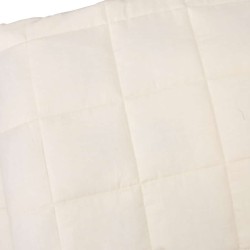 Couverture lestée Crème clair 138x200 cm 6 kg Tissu 561822561822