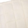 Couverture lestée Crème clair 138x200 cm 10 kg Tissu 561823561823